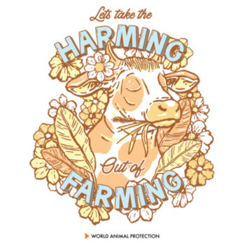 Mouse pad: Let's Take The Harming Out OF Farming Design