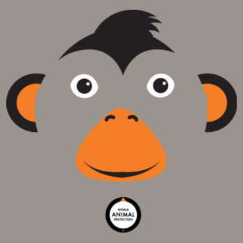 Men's Organic Tee: Monkey Design