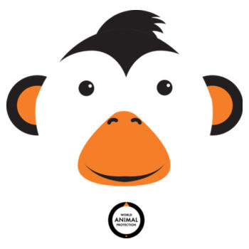 Women's Organic Tee: Monkey Design