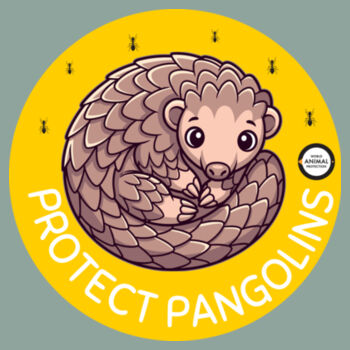 Women's Tee: Protect Pangolins Design