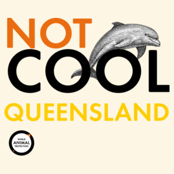 Tote bag: Not Cool Queensland - Dolphin Design