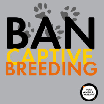 Men's Hoodie: Ban Captive Breeding - Paws Design