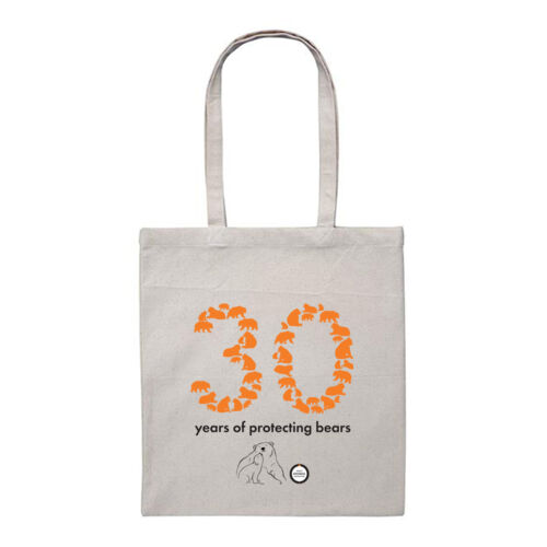 Heavy tote bag: 30 years of protecting bears Thumbnail