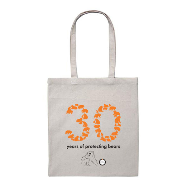 Heavy tote bag: 30 years of protecting bears Thumbnail
