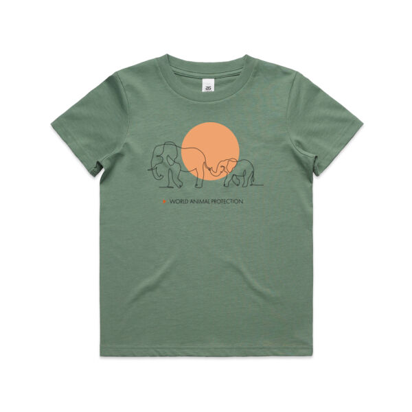 Kids youth t-shirt - Elephants Thumbnail