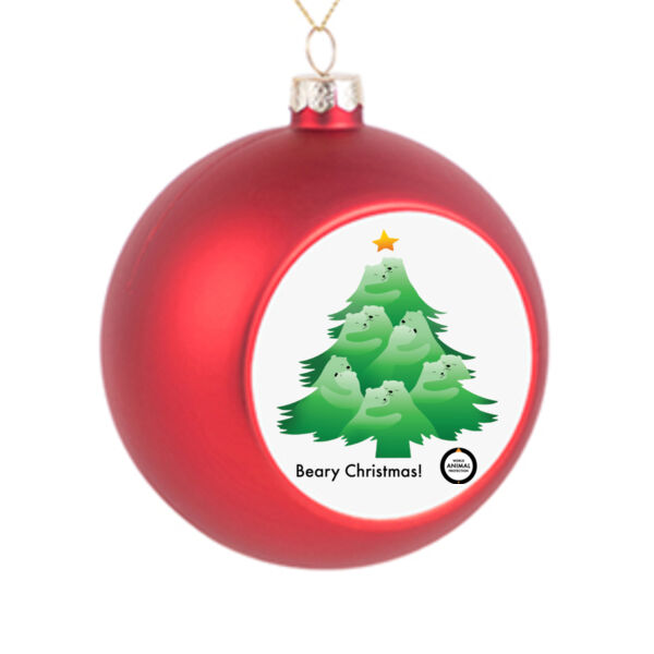 Christmas Ball Ornament: Beary Christmas! Thumbnail