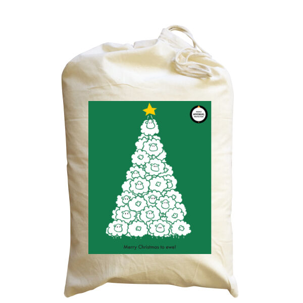 Medium Santa Sack: Merry Christmas to Ewe 2 2 Thumbnail