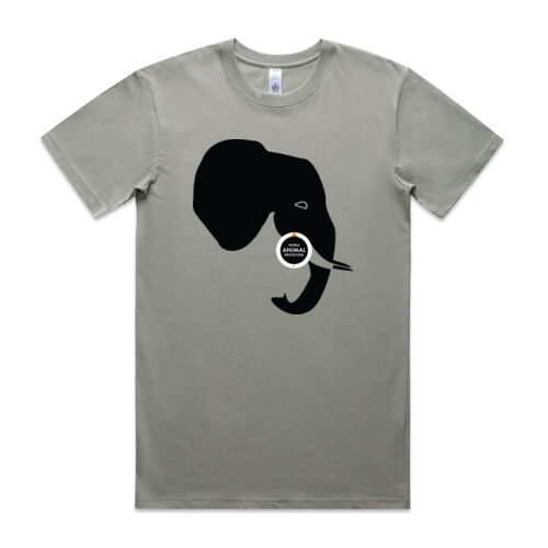 Men's Staple Organic Tee: Elephant Thumbnail