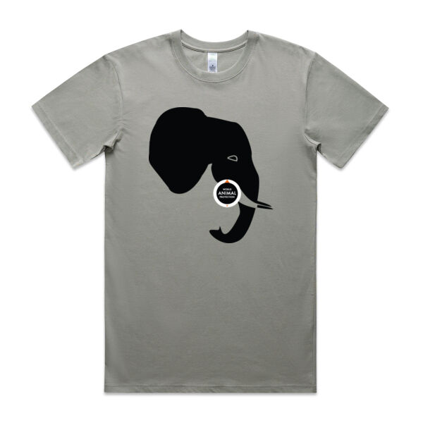 Men's Staple Organic Tee: Elephant Thumbnail