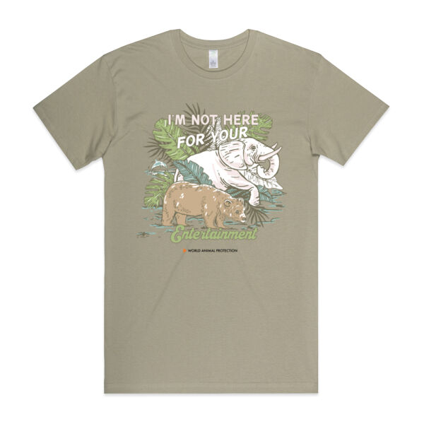 Men's Organic Tee: I’m Not Here For Your Entertainment Thumbnail