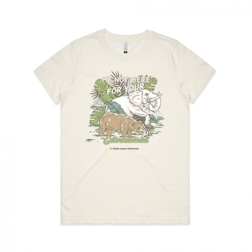 Women's Organic Tee: I’m Not Here For Your Entertainment Thumbnail