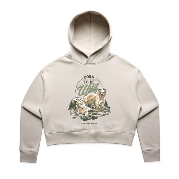 Women's Relax Crop Hood: Born to be Wild Thumbnail