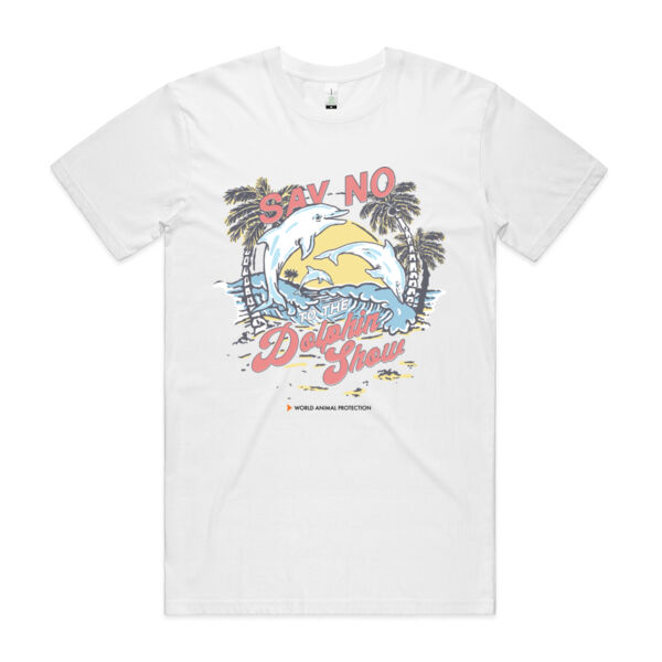 Men's Organic Tee: Say No to the Dolphin Show Thumbnail