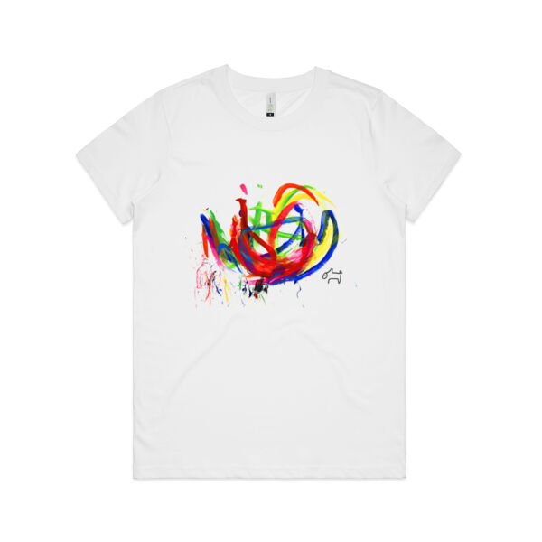 Women's Organic Tee: Pigcasso Thumbnail