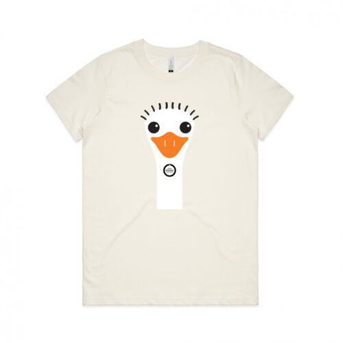 Women's Organic Tee: Ostrich Thumbnail
