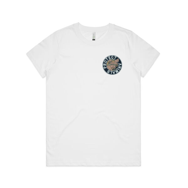 Women's Organic Tee: Protect Animals Thumbnail