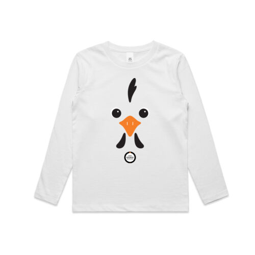 Kids Long Sleeve Tee: Chicken Thumbnail