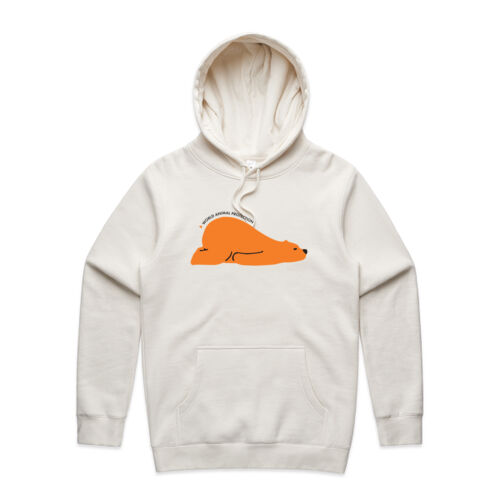 Men's Organic Hoodie: Sleeping Bear Thumbnail