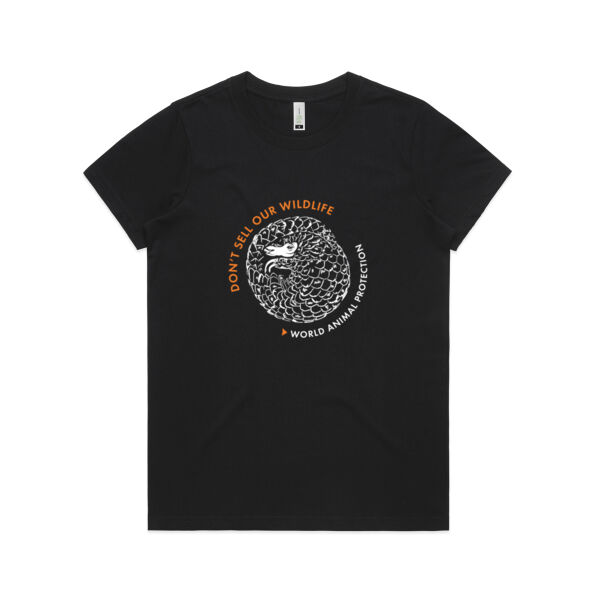 Women's Organic Tee: Pangolin Thumbnail