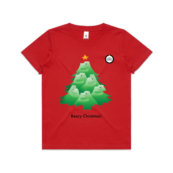 Kids Tee: Beary Christmas! Thumbnail
