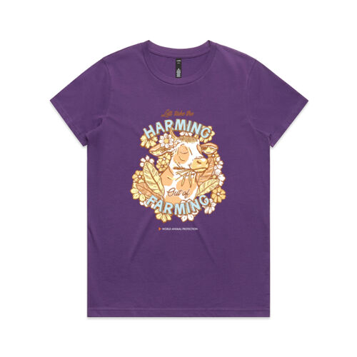Women's Tee: Let's Take the Harming out of Farming Thumbnail
