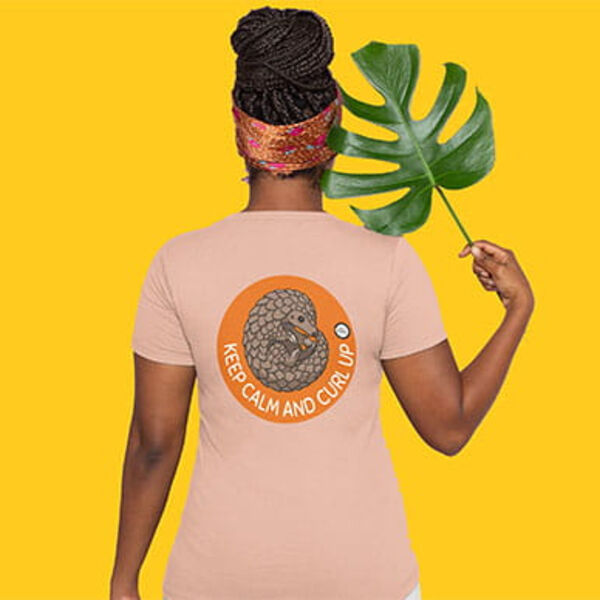 Women's Tee: Keep Calm and Curl Up Thumbnail