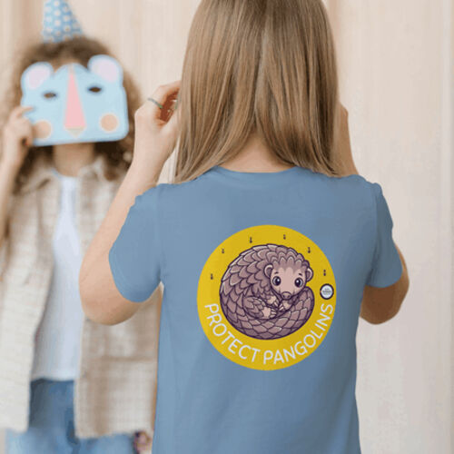 Kids Tee: Protect Pangolins Thumbnail