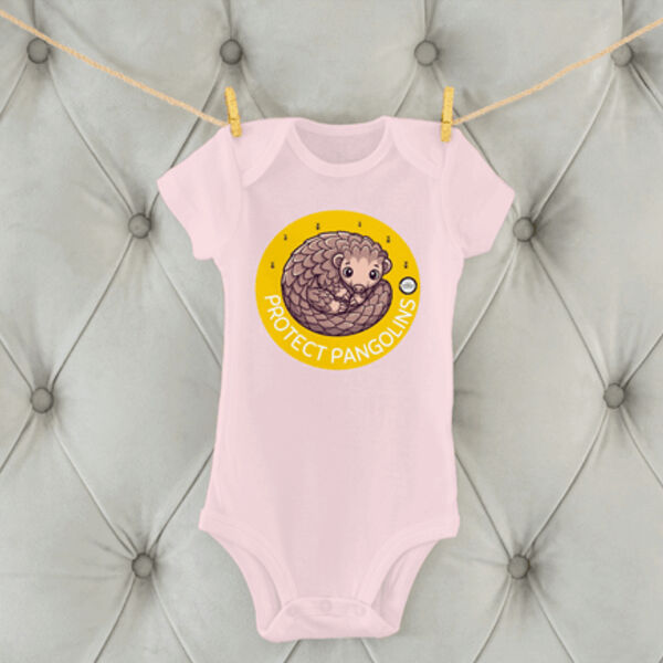 Infant Baby One-Piece: Protect Pangolins Thumbnail