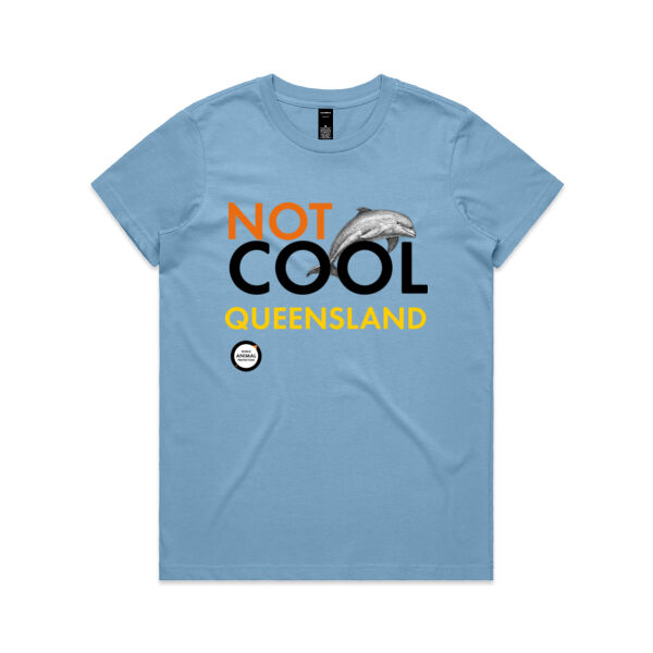 Women's Tee: Not Cool Queensland - Dolphin Thumbnail