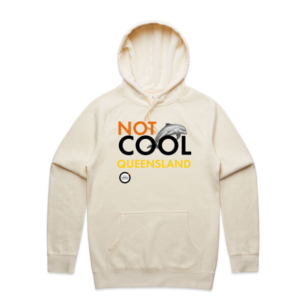 Men's Hoodie: Not Cool Queensland - Dolphin Thumbnail