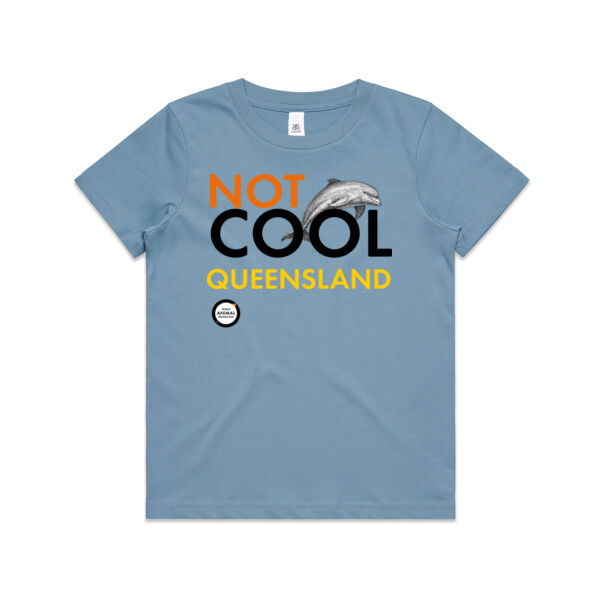 Kids Tee: Not Cool Queensland - Dolphin Thumbnail