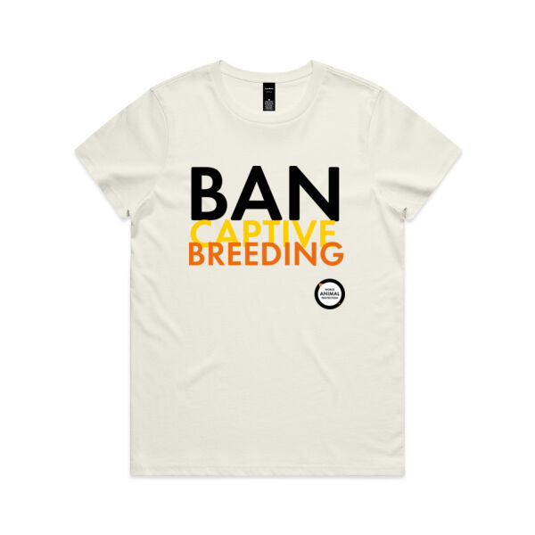Women's Tee: Ban Captive Breeding Thumbnail