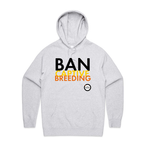 Men's Hoodie: Ban Captive Breeding Thumbnail