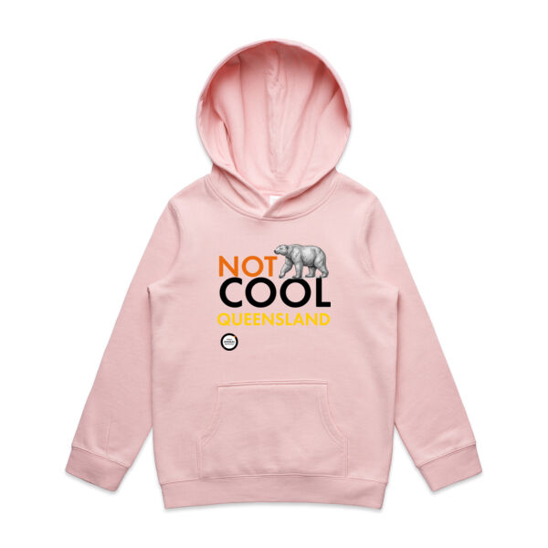 Kids Hoodie: Not Cool Queensland - Polar Bear Thumbnail