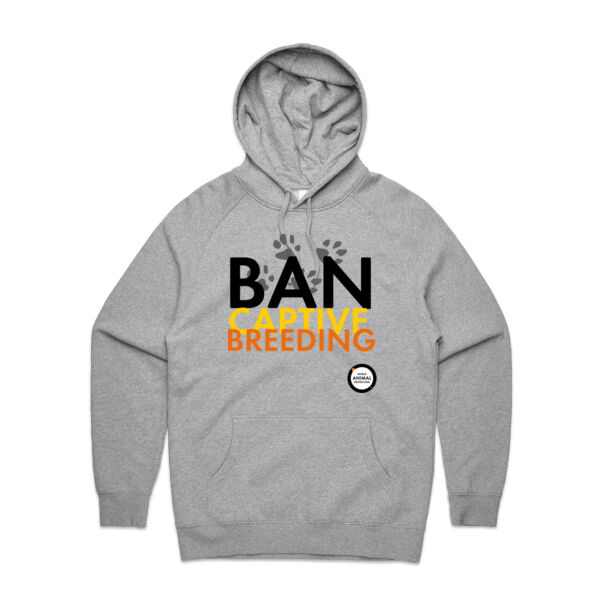 Men's Hoodie: Ban Captive Breeding - Paws Thumbnail