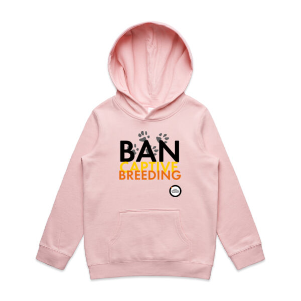 Kids Hoodie: Ban Captive Breeding - Paws Thumbnail